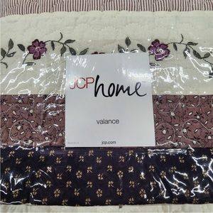 NWT JCPenney Home Boho Quilted Valance